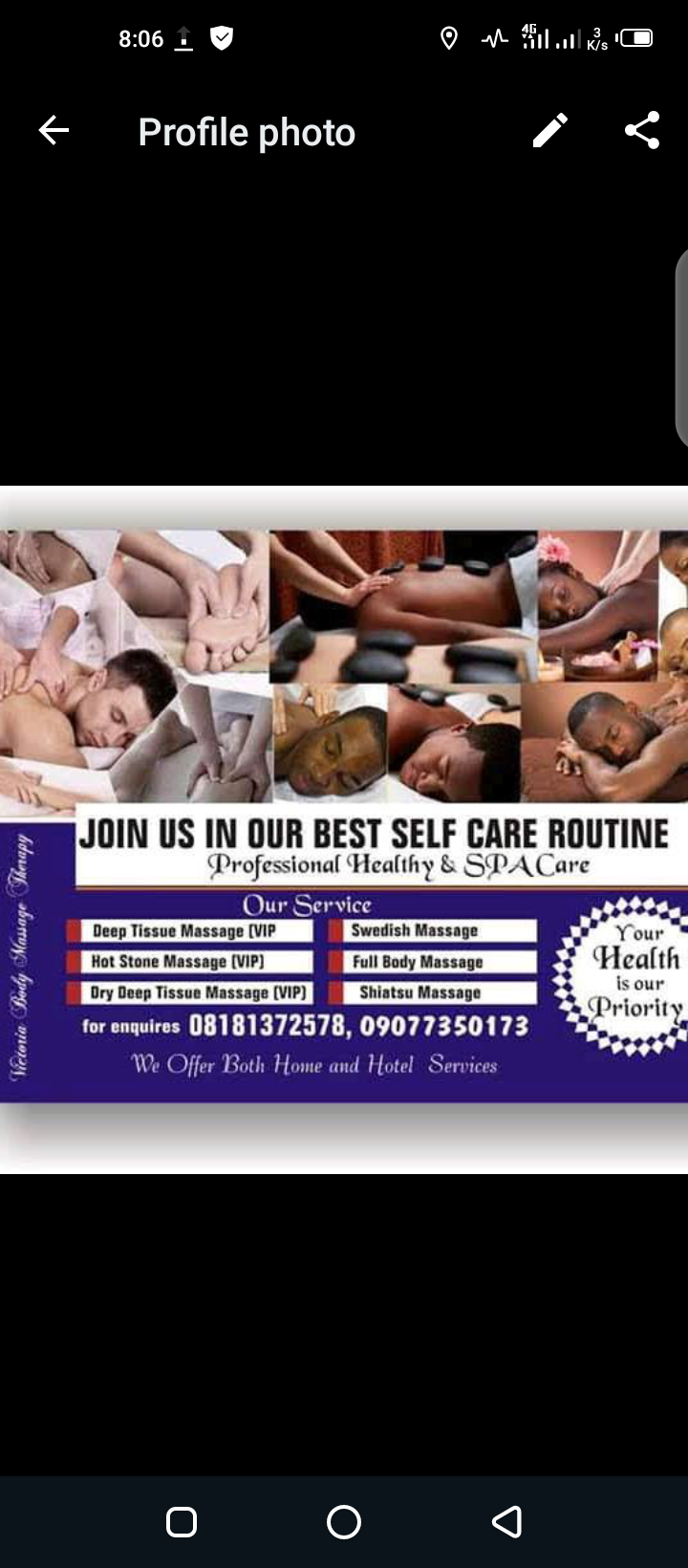 Victoria Body massage therapy provider