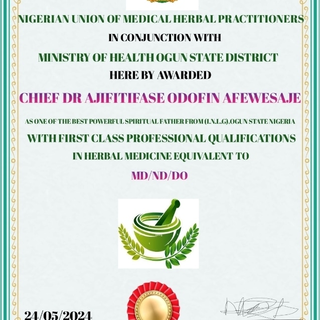 The Most Powerful Spiritual Herbalist in Nigeria provider