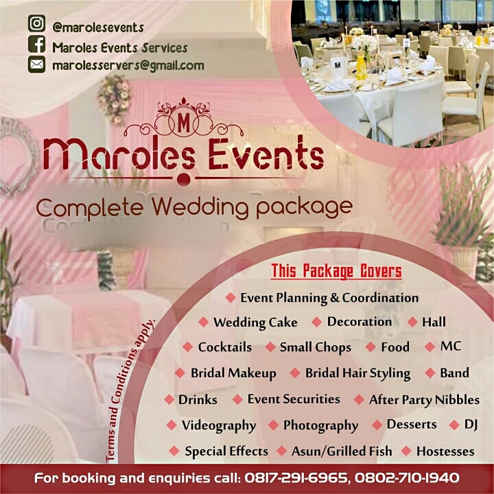 Maroles Events services provider