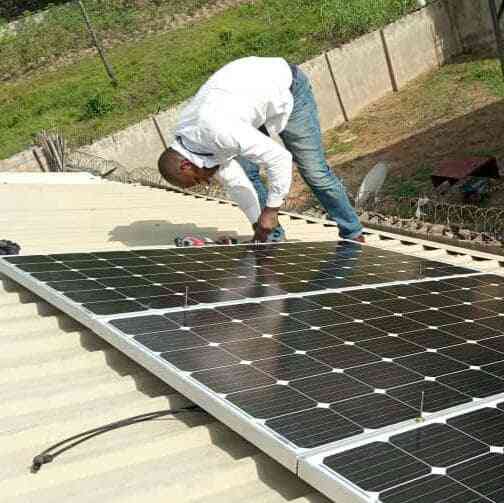 Installation of solar inverter system