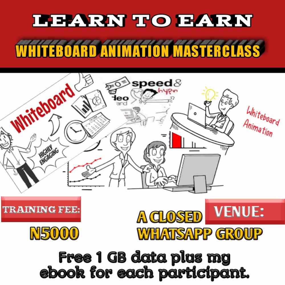 Whiteboard animation video|Learn 2 Earn masterclass img
