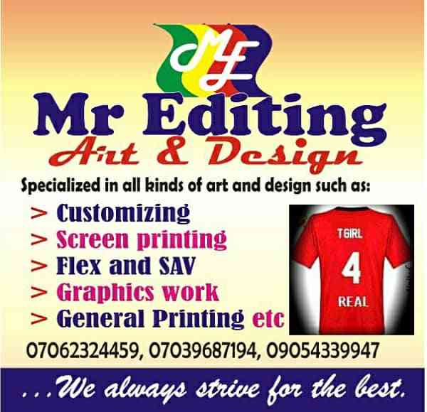 MR EDITING Art & Design