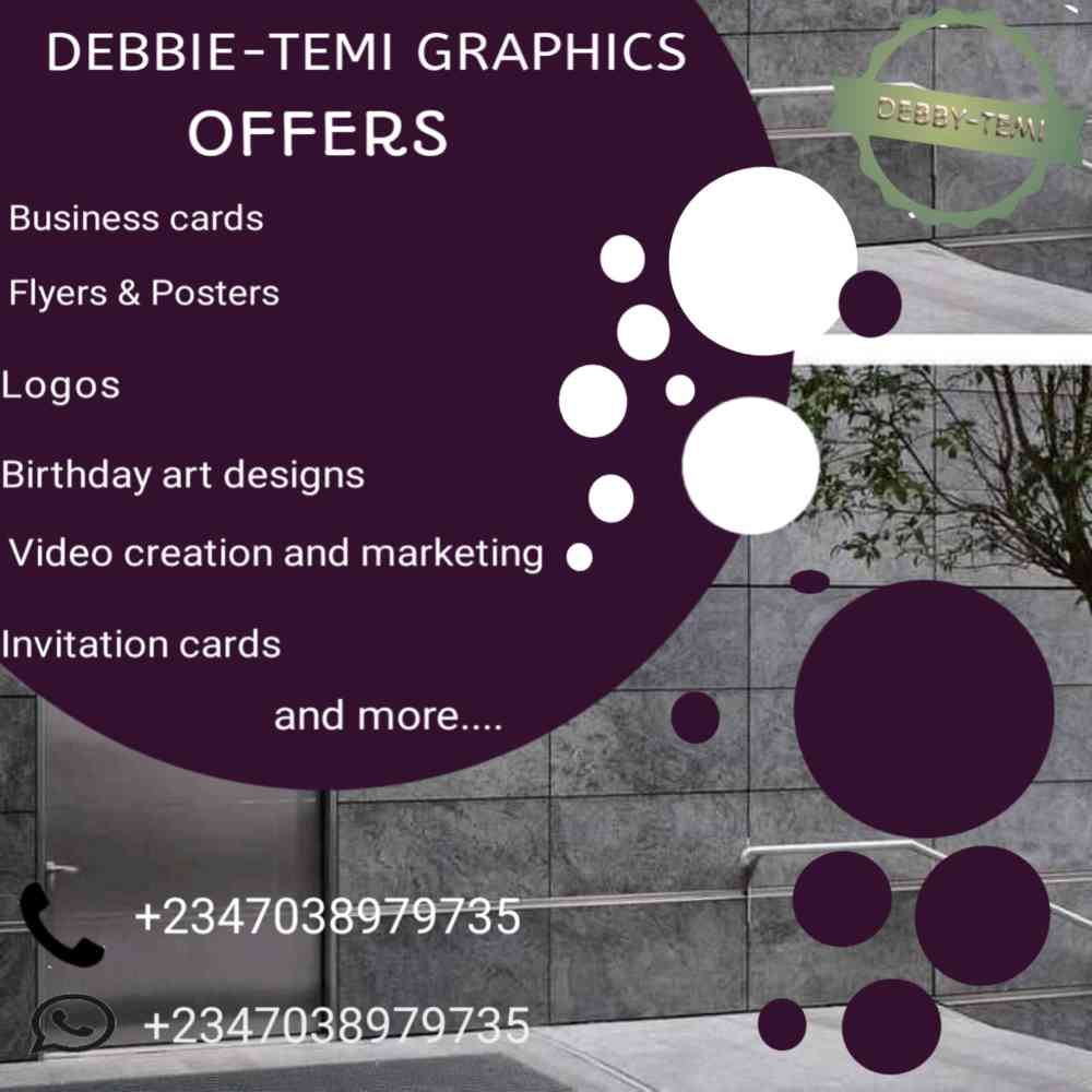 DEBBIE-TEMI Graphic designs