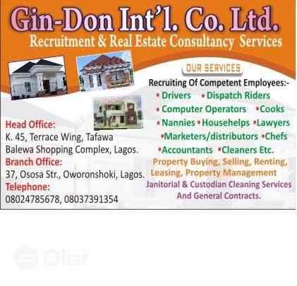 Recruitment And Real Estate Consultancy At Gin Don Intl Co Ltd picture