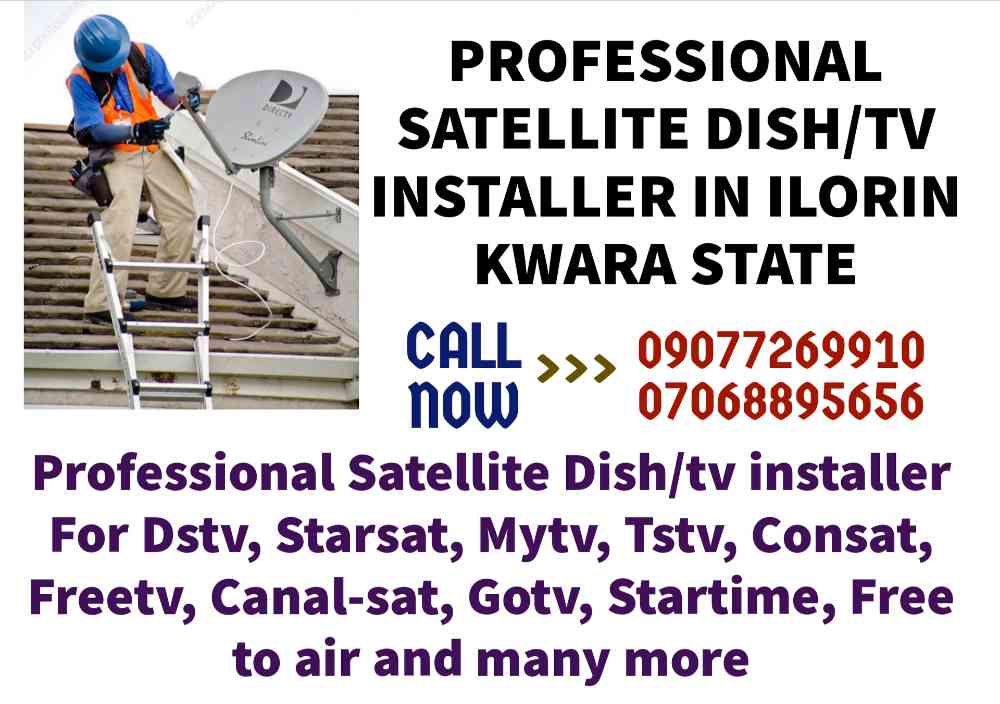 Professional Dstv, Mytv, Tstv, Ourtv, Freetv, Starsat, Consat, Free To Air e.t.c Satellite Dish Installer In iLorin Kwara State picture