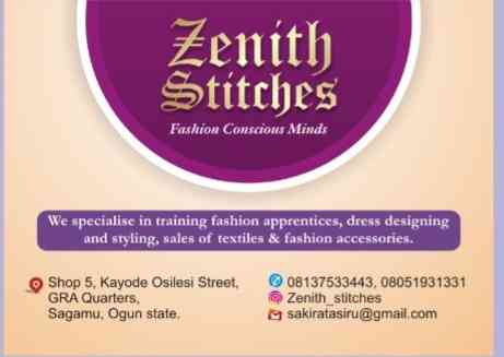 Zenith stitches Institute picture