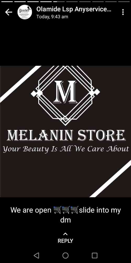 Melanin Stores (Fashion Designer)