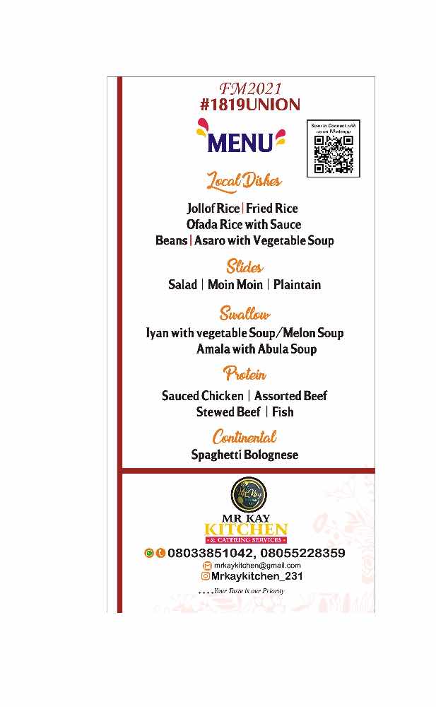 Mr Kay Kitchen & Catering Services