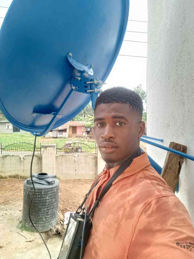 Engineer Emmanuel satellite installation works limited picture