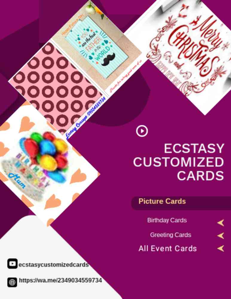 Ecstasy  Customized Cards picture