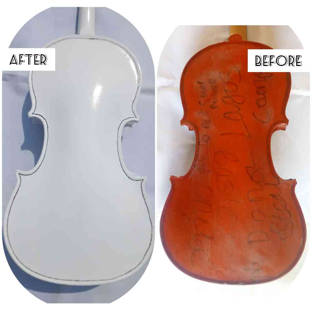 Professional Spray Painting Violin Viola Cello & Guitars with French Polish Finishing