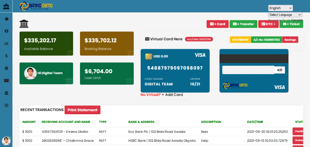Bankio Best Online Banking PHP Script You Will Need For Your Next Project picture