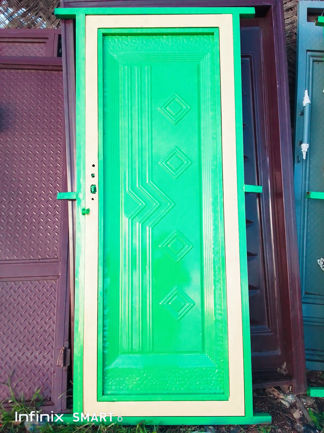 Metal doors picture