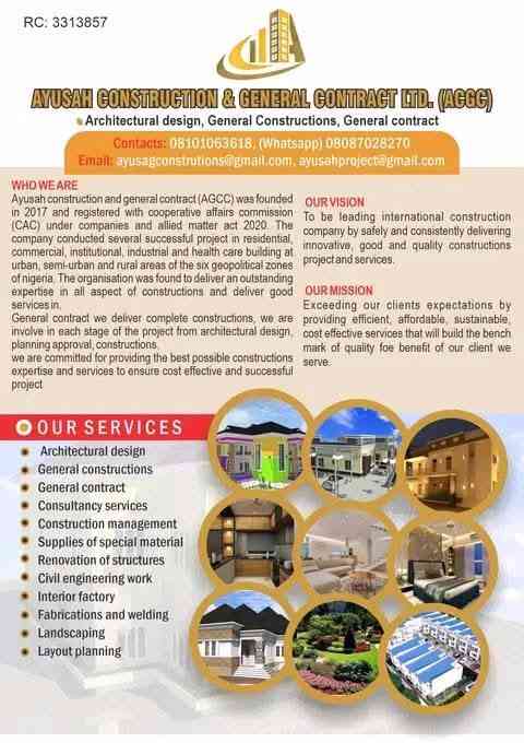 Ayusah construction & General Contract LTD