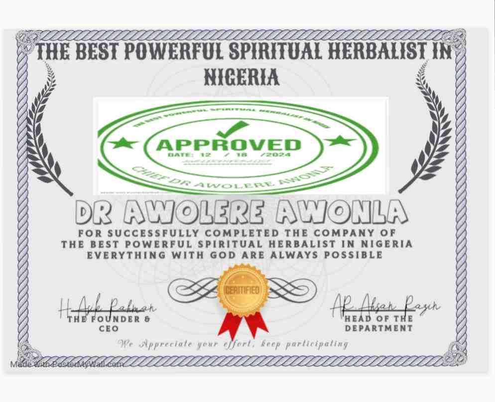 the best powerful spiritual herbalist man and native doctor in nigeria