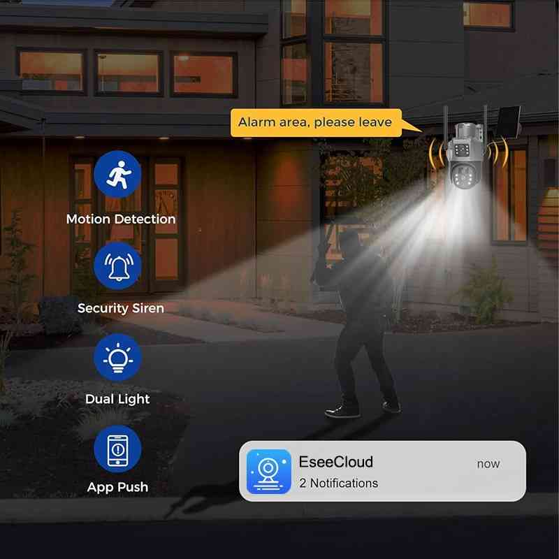 4G LTE Solar Camera