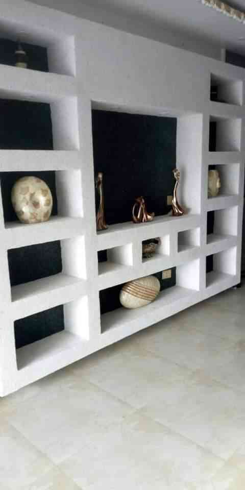 POP Ceiling installation and wall decor picture