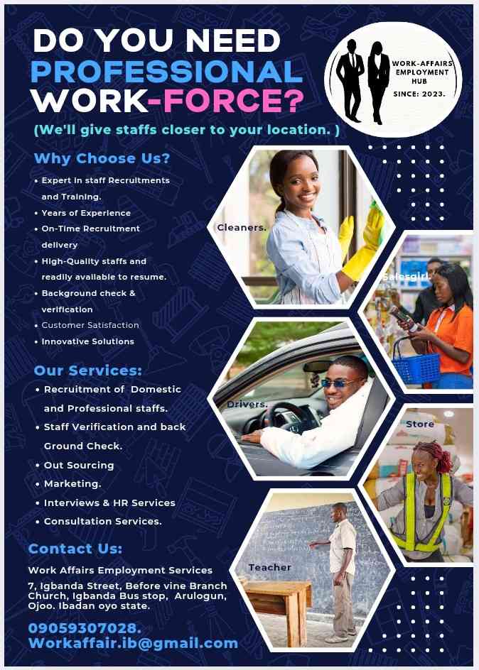 Workaffairs employment Services picture