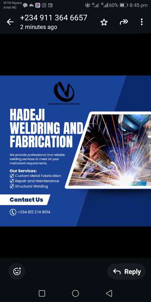 Hadeji welding and fabrication picture