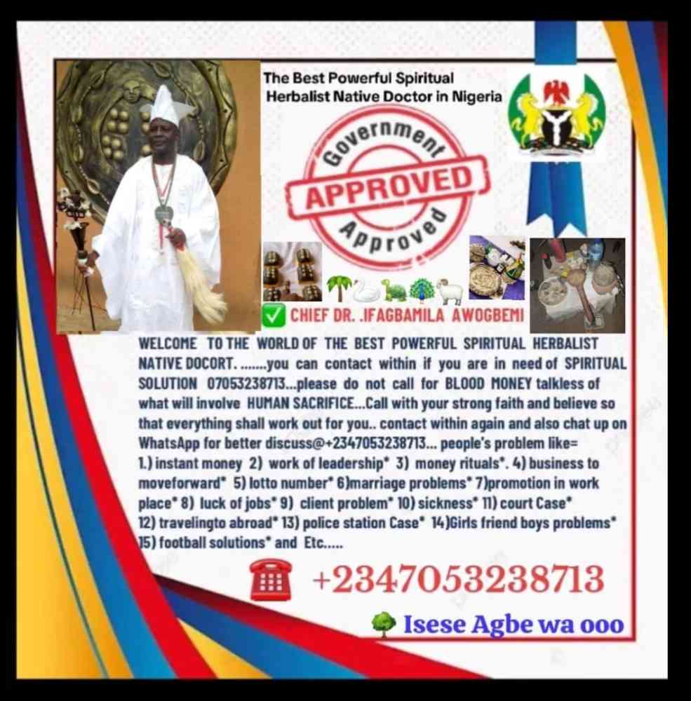 The Best Powerful Spiritual Herbalist Native Doctor Juju Man In Nigeria+2347053238713 picture