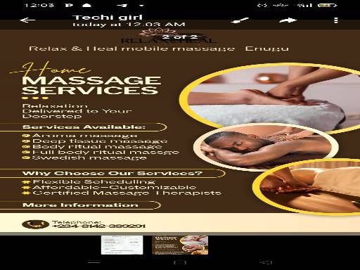 Massage services