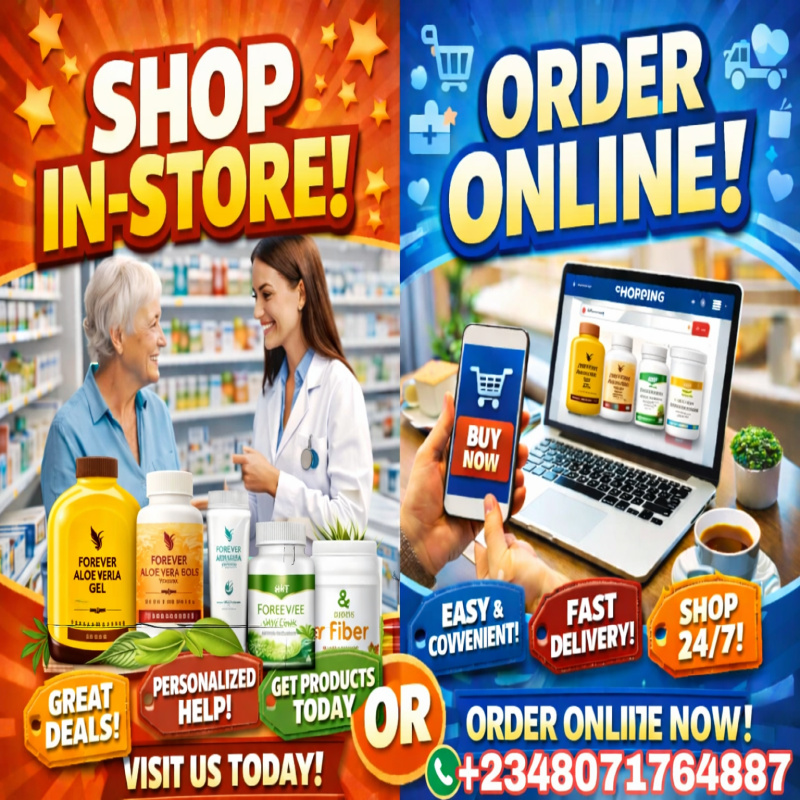 FOREVER LIVING PRODUCTS OFFICE IBADAN 08183646917