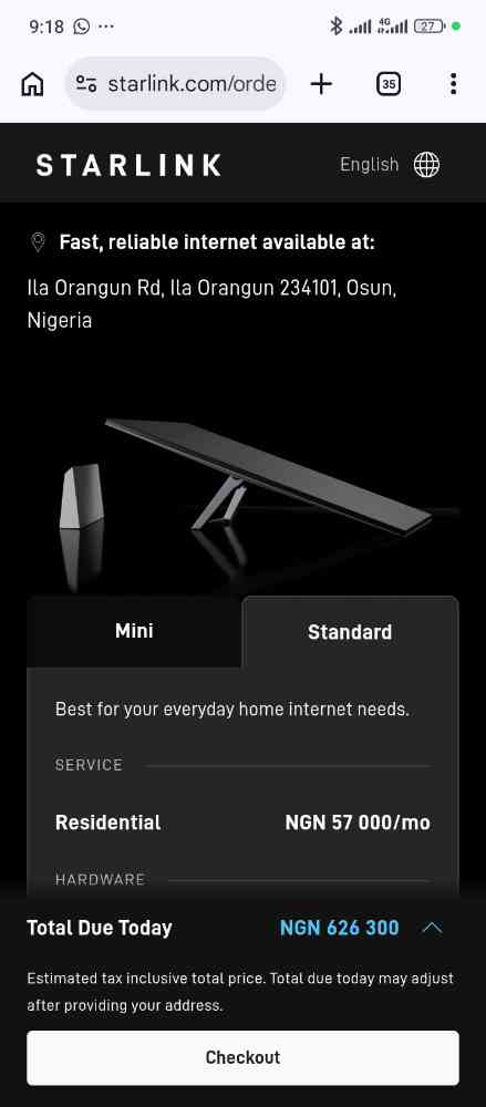 STARLINK INSTALLATION AND MAINTENANCE