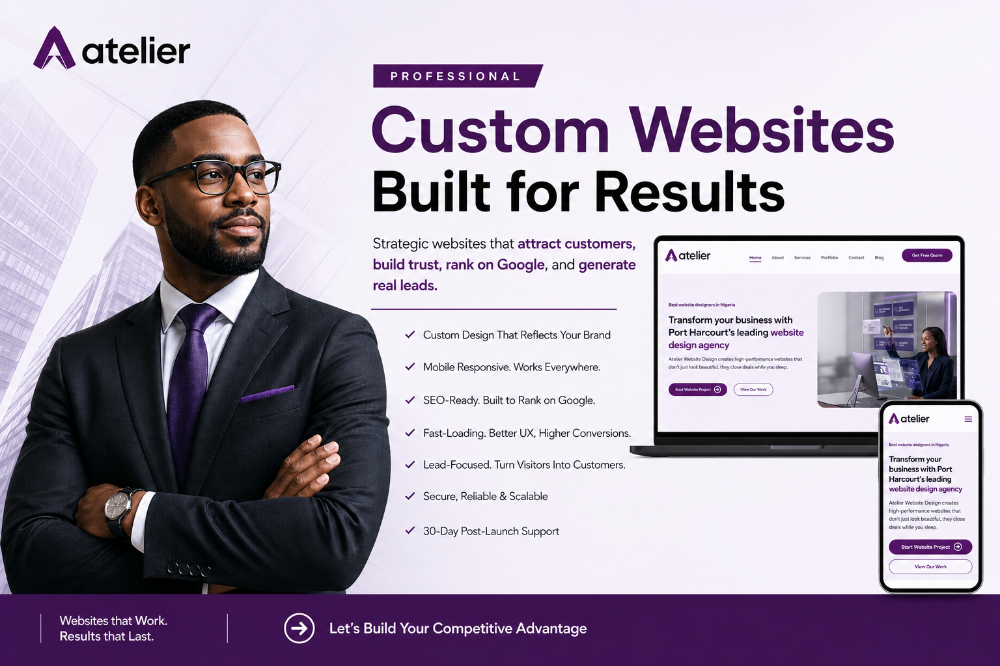 Atelier Website Design