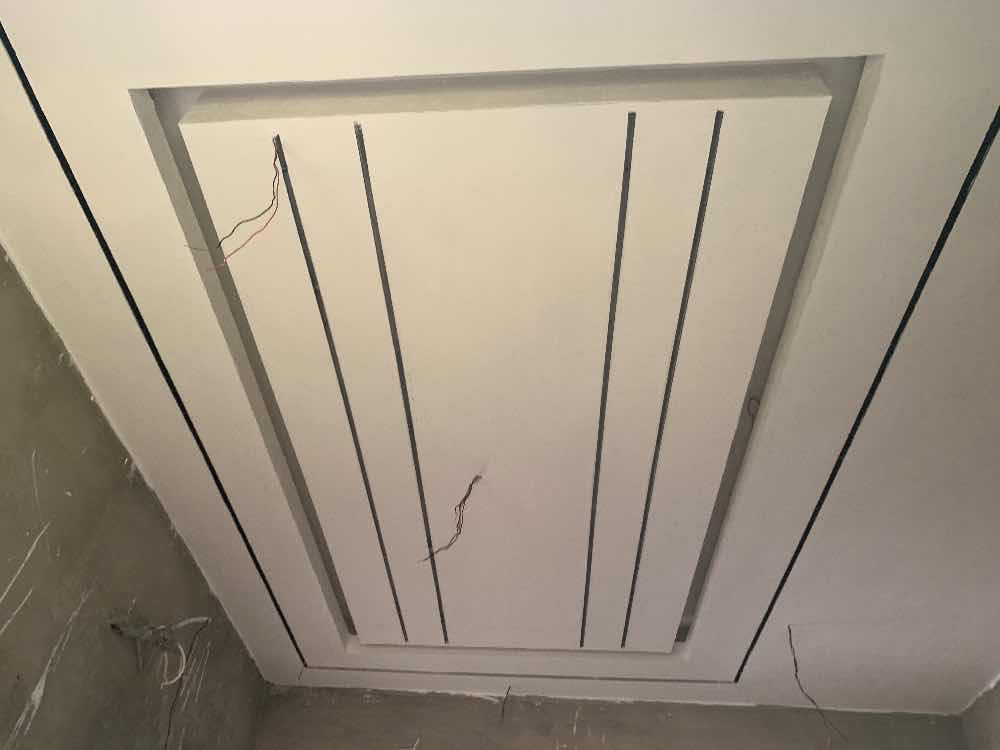AB gypsum installation