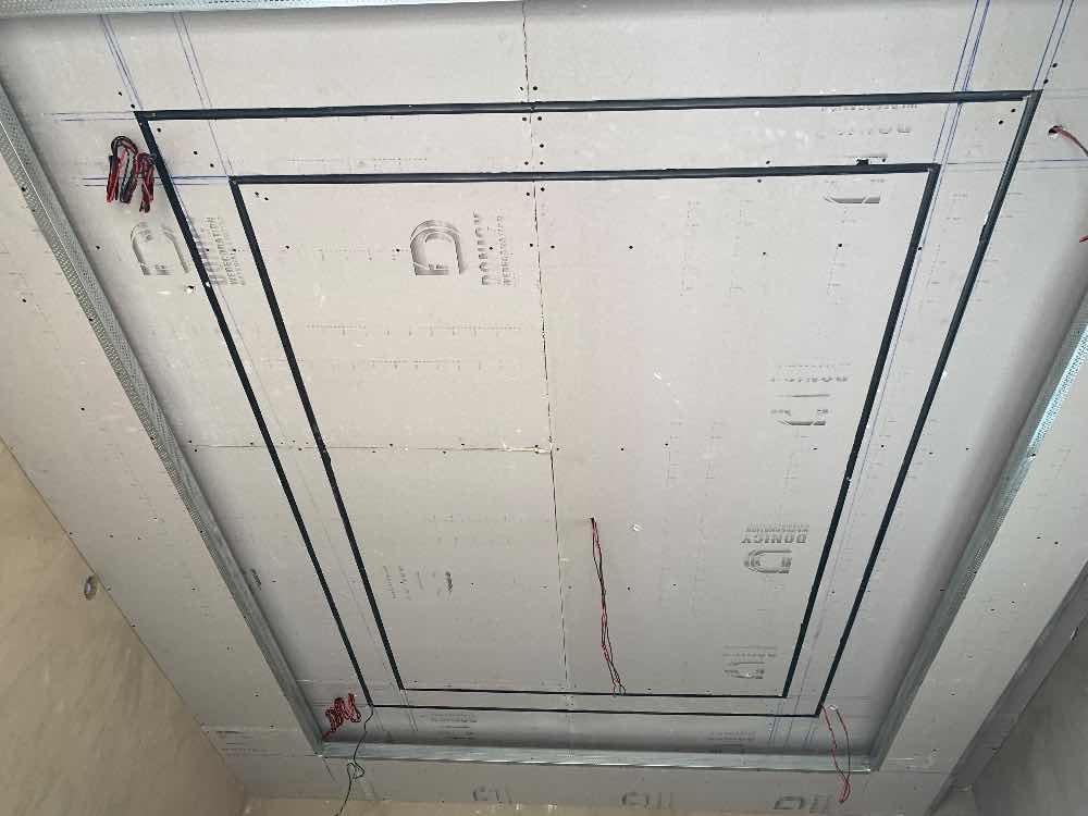 AB gypsum installation