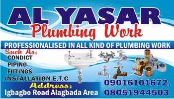 Am Yasar plumbing work
