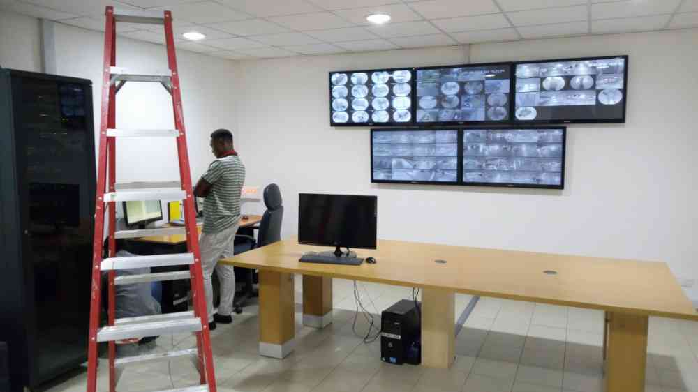 Installation of CCTV system