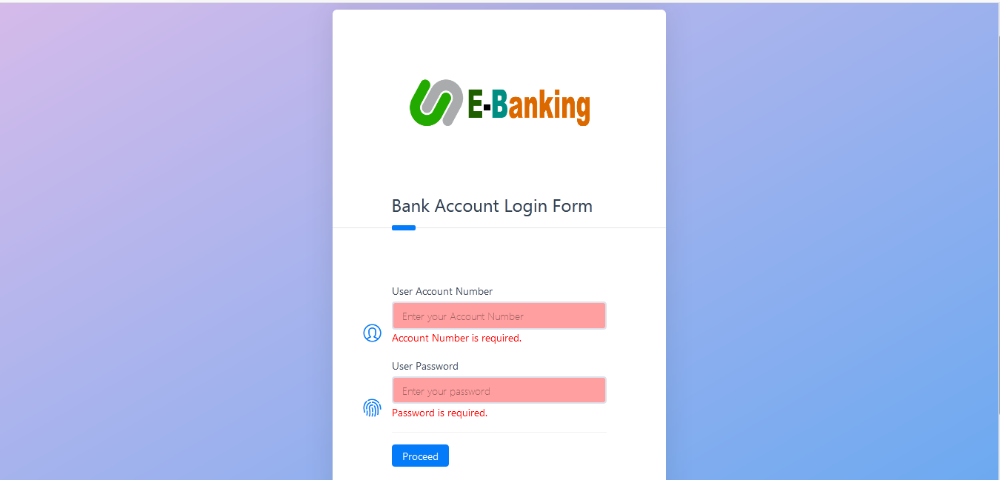 ONLINE BANKING SCRIPT IN PHP picture